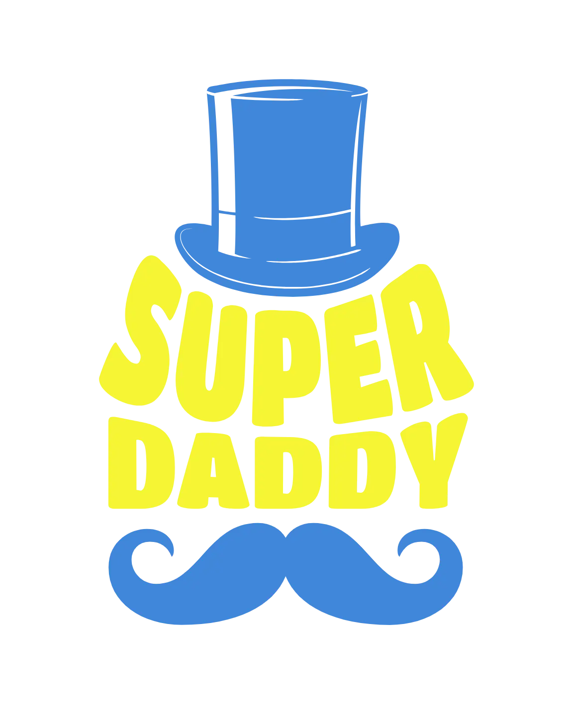 Super Daddy  Father's Day Holidays Ready To Press Dtf Transfers dtfintexas