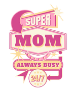Super Mama Heart  Mother's Day Holiday Ready To Press Dtf Transfers dtfintexas