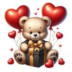 Teady Bear Valentine' s Day  Holiday Ready To Press Dtf Transfers dtfintexas