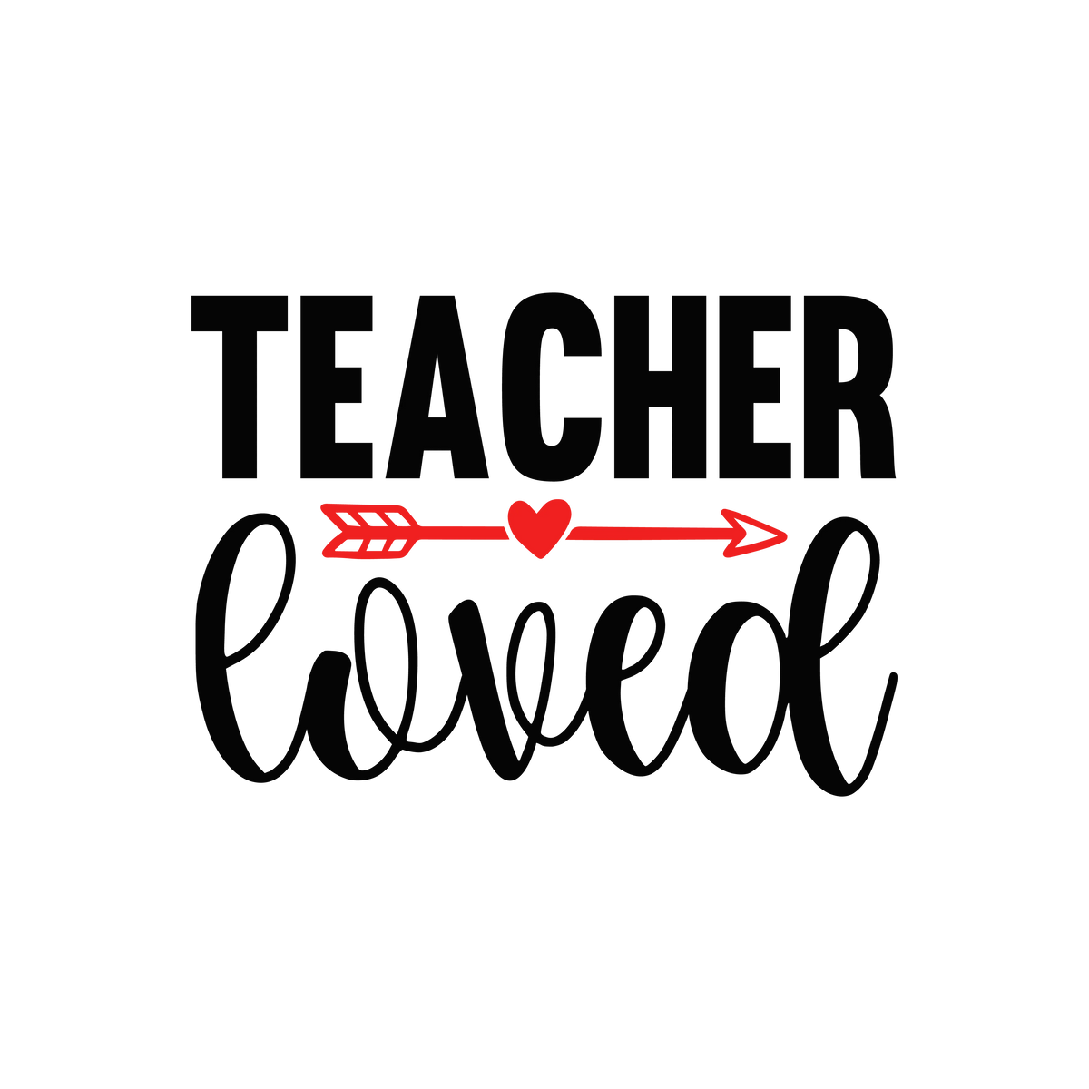Teacher love  Valentine' s Day  Holiday Ready To Press Dtf Transfers dtfintexas