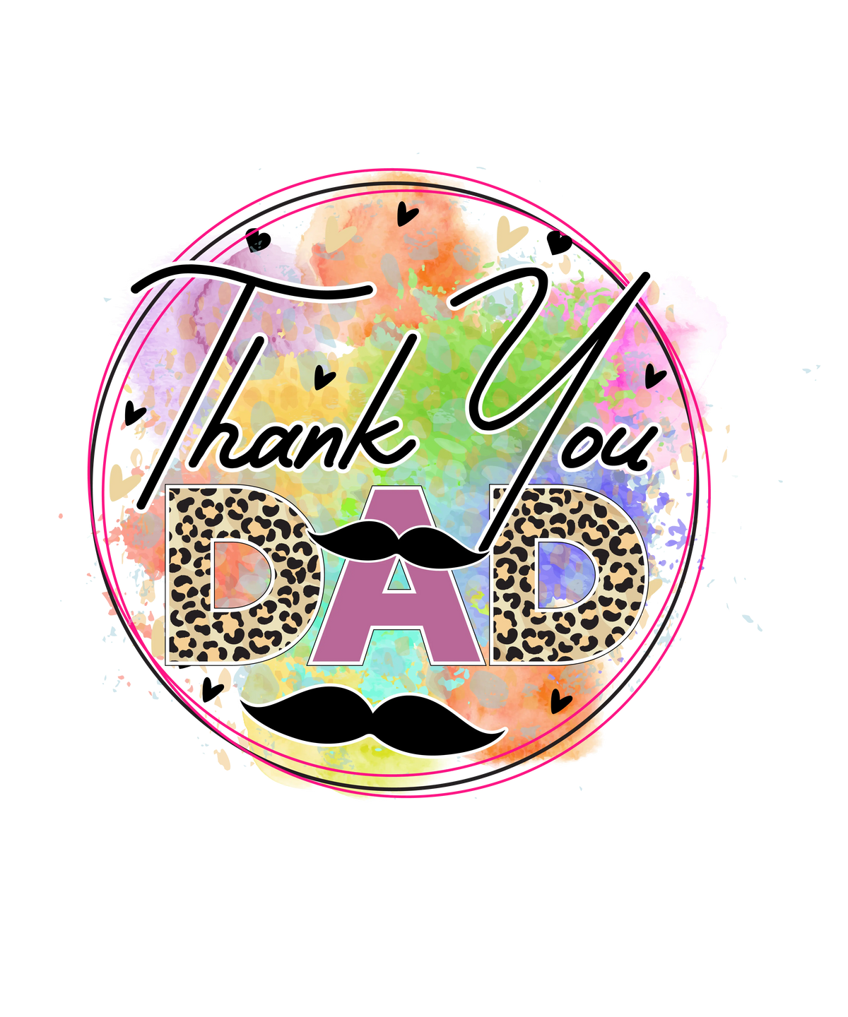 Thank You Dad  Father's Day Holidays Ready To Press Dtf Transfers dtfintexas