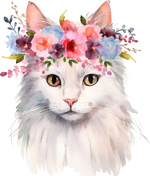 Turkish Angora Cats Animals Ready To Press  Dtf Transfers dtfintexas