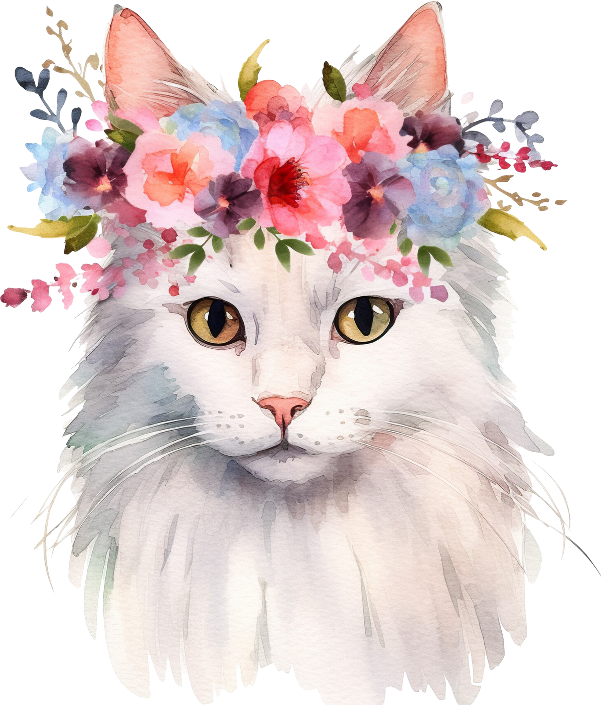 Turkish Angora Cats Animals Ready To Press  Dtf Transfers dtfintexas