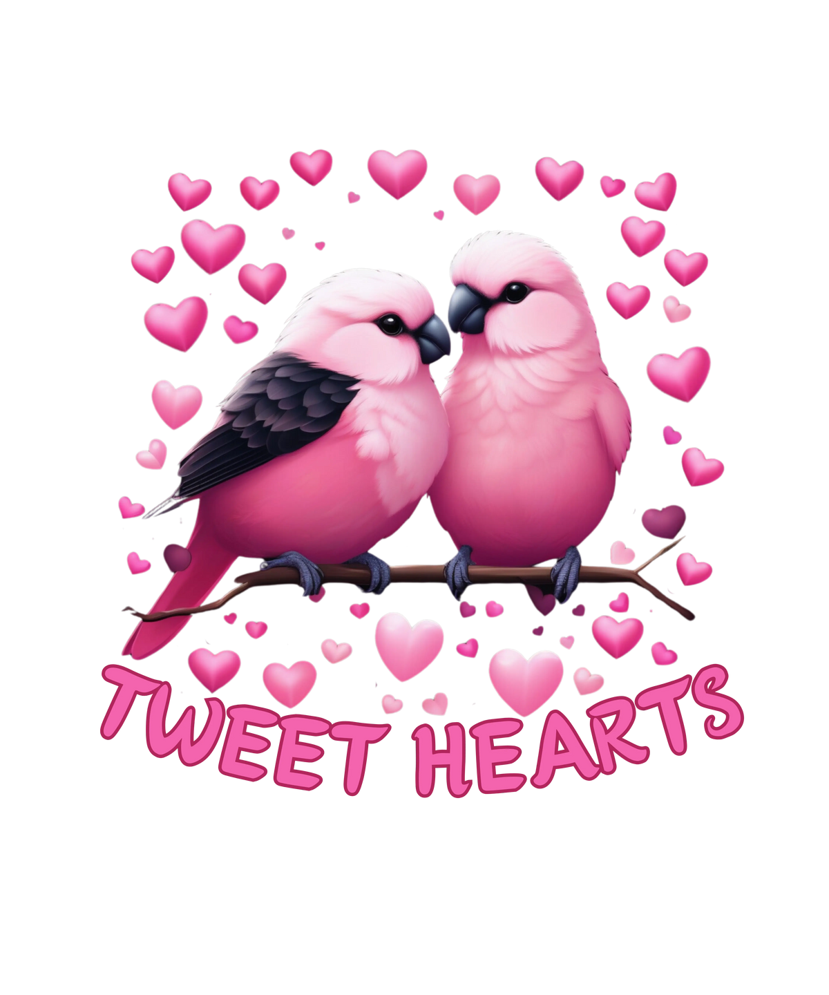 Tweet Hearts Valentine' s Day  Holiday Ready To Press Dtf Transfers dtfintexas