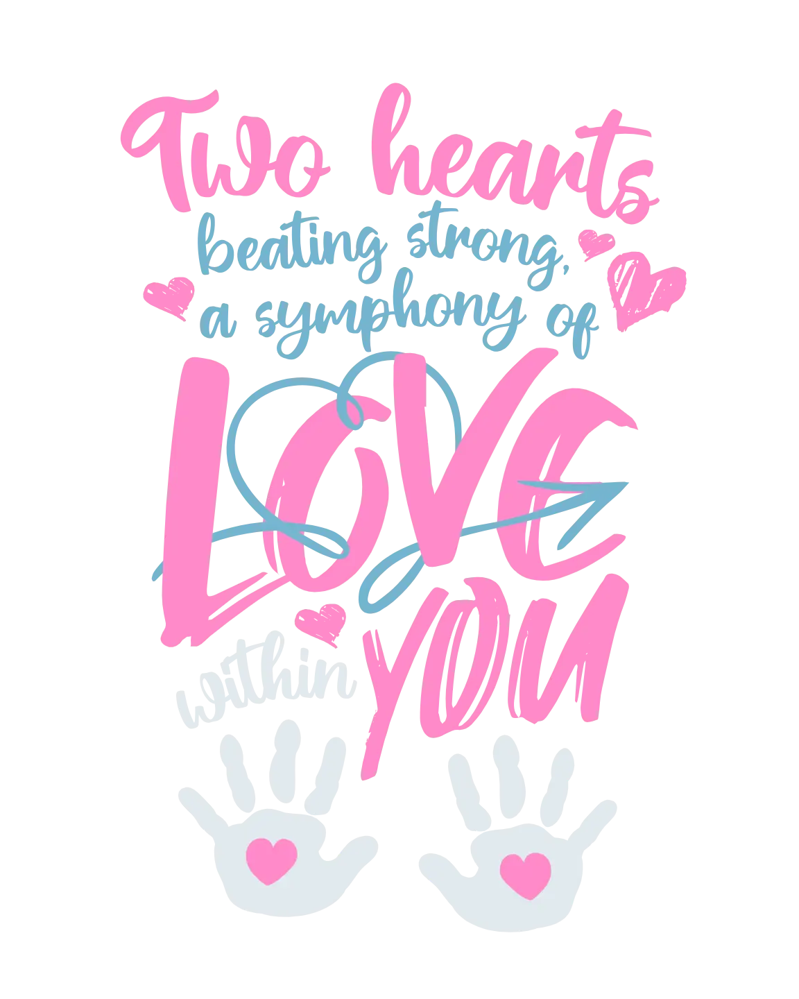 Two Hearts Valentine' s Day  Holiday Ready To Press Dtf Transfers dtfintexas