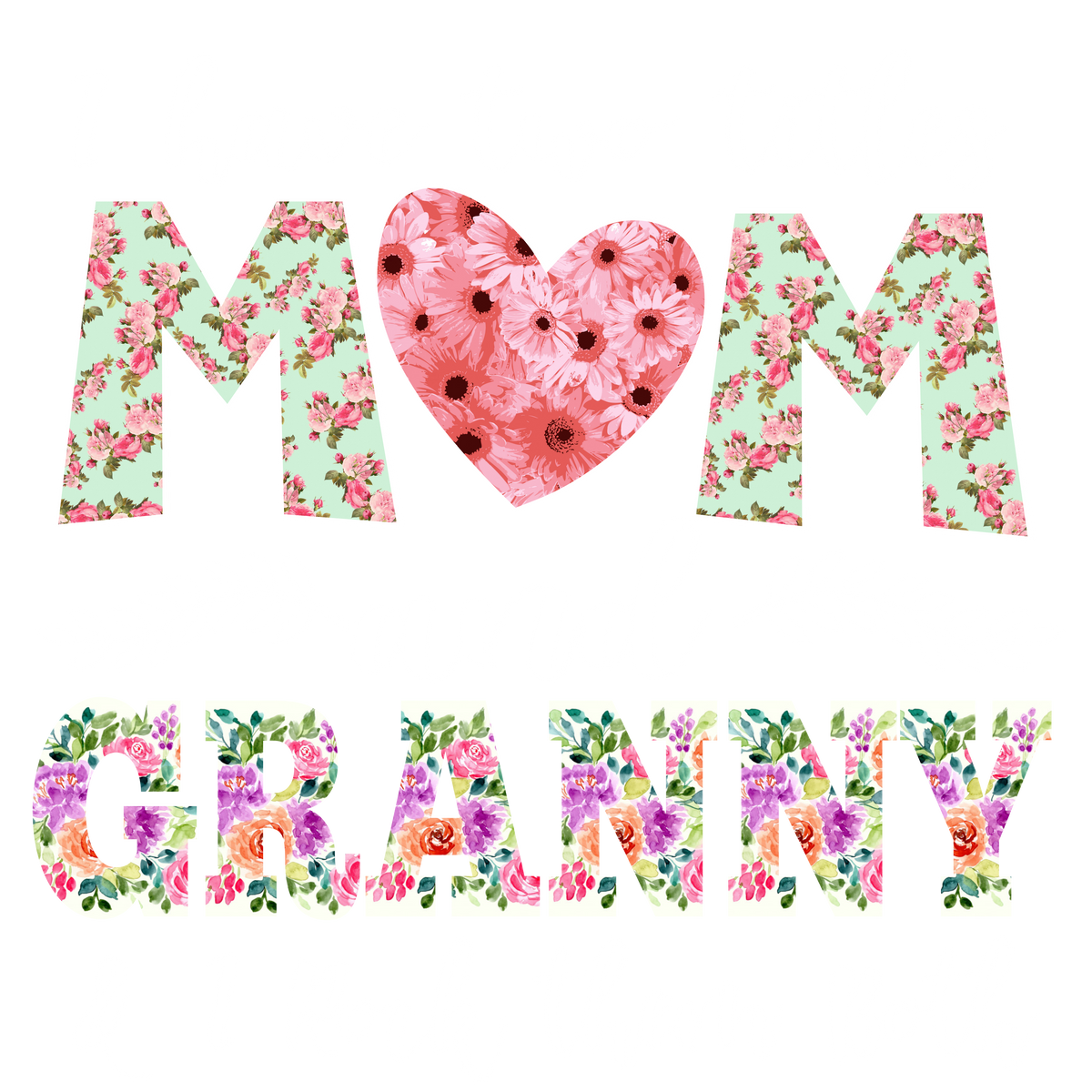 Two titles Mom and Mimi Birthday  Holiday Ready To Press Dtf Transfers dtfintexas