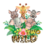 Two Wild  Birthday  Holiday Ready To Press Dtf Transfers dtfintexas