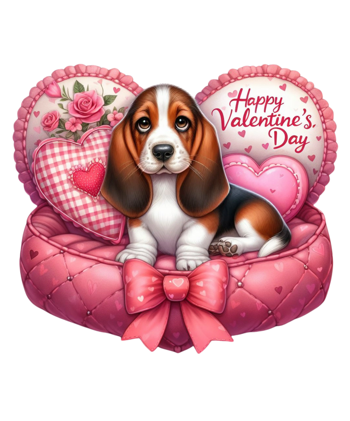 Valentina Dog(28) Valentine' s Day  Holiday Ready To Press Dtf Transfers dtfintexas
