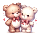 Valentina Bear (7) Valentine' s Day  Holiday Ready To Press Dtf Transfers dtfintexas