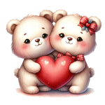 Valentina Bear (8) Valentine' s Day  Holiday Ready To Press Dtf Transfers dtfintexas