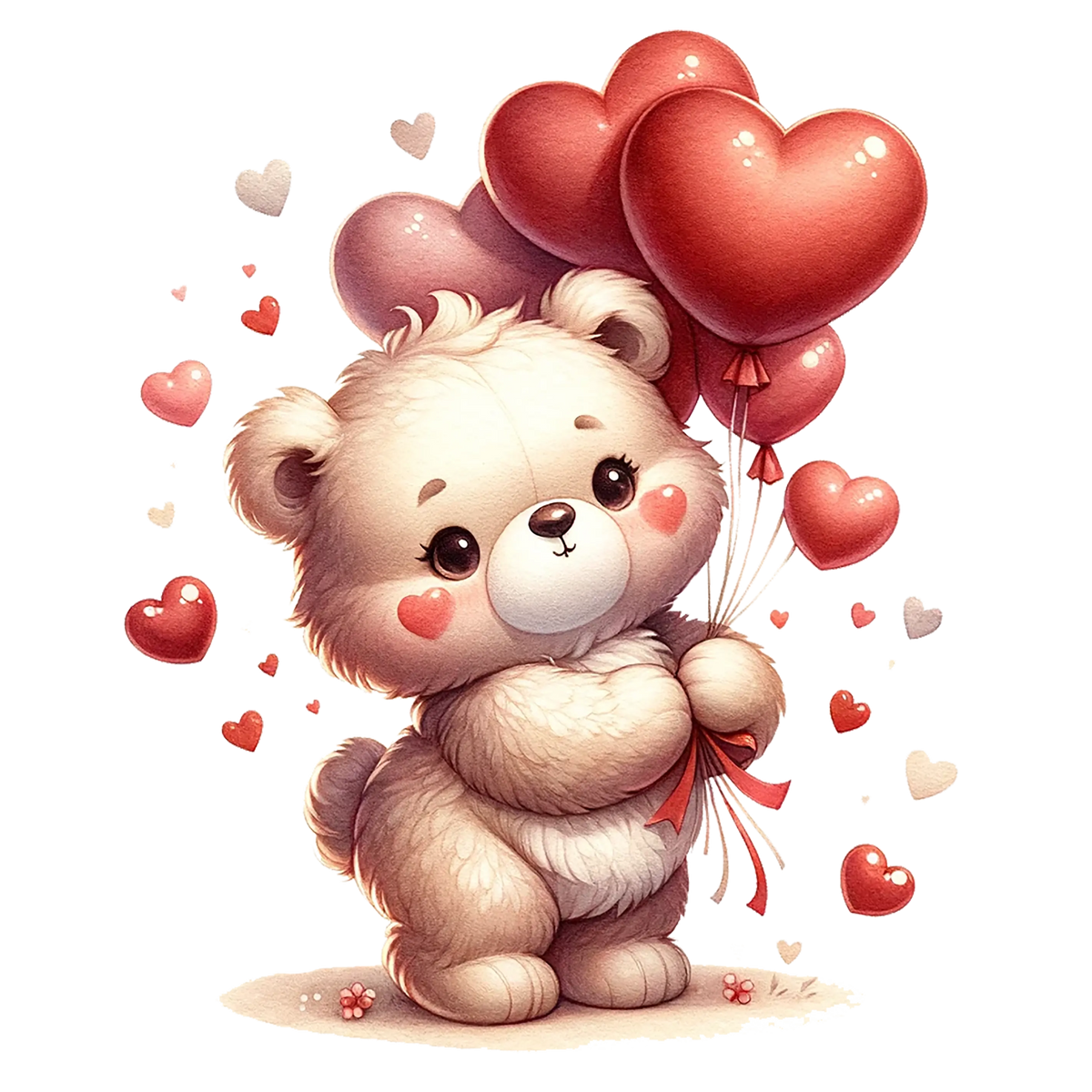 Valentina Bear (9) Valentine' s Day  Holiday Ready To Press Dtf Transfers dtfintexas