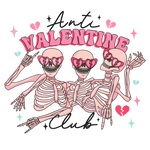 Valentina Skeleton  (3)   Valentine' s Day  Holiday Ready To Press Dtf Transfers dtfintexas