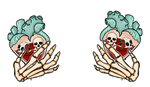 Valentina Skeleton  (5)   Valentine' s Day  Holiday Ready To Press Dtf Transfers dtfintexas