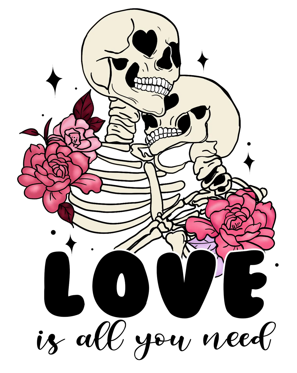 Valentina Skeleton  (7)   Valentine' s Day  Holiday Ready To Press Dtf Transfers dtfintexas
