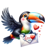 Valentine Birds (11) Valentine' s Day  Holiday Ready To Press Dtf Transfers dtfintexas