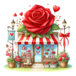 Valentine Rose 12 Valentine' s Day  Holiday Ready To Press Dtf Transfers dtfintexas