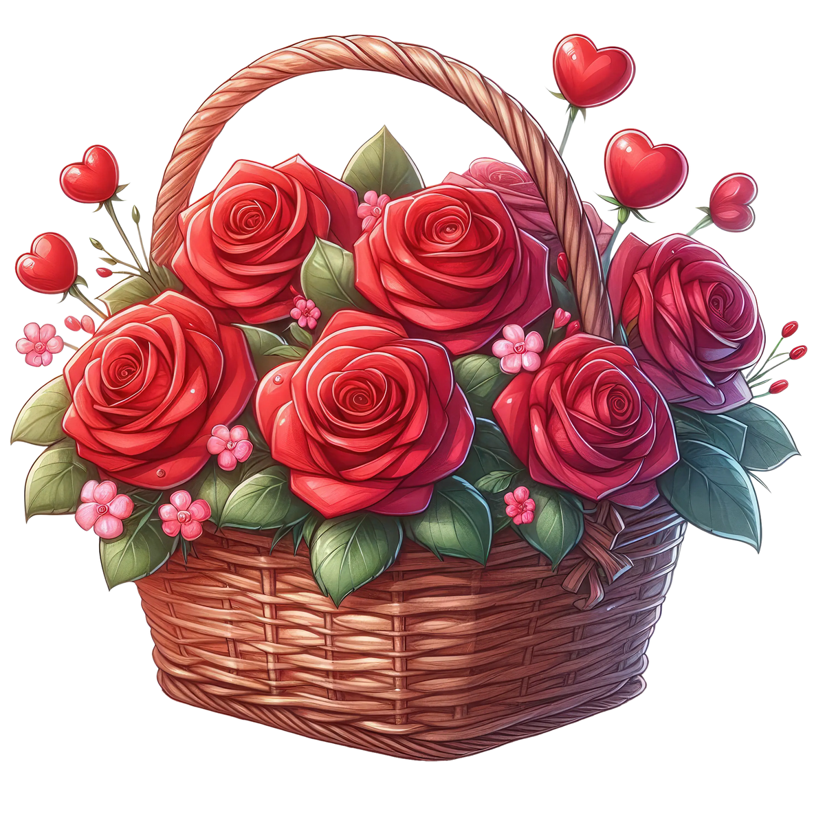 Valentine Rose 14 Valentine' s Day  Holiday Ready To Press Dtf Transfers dtfintexas