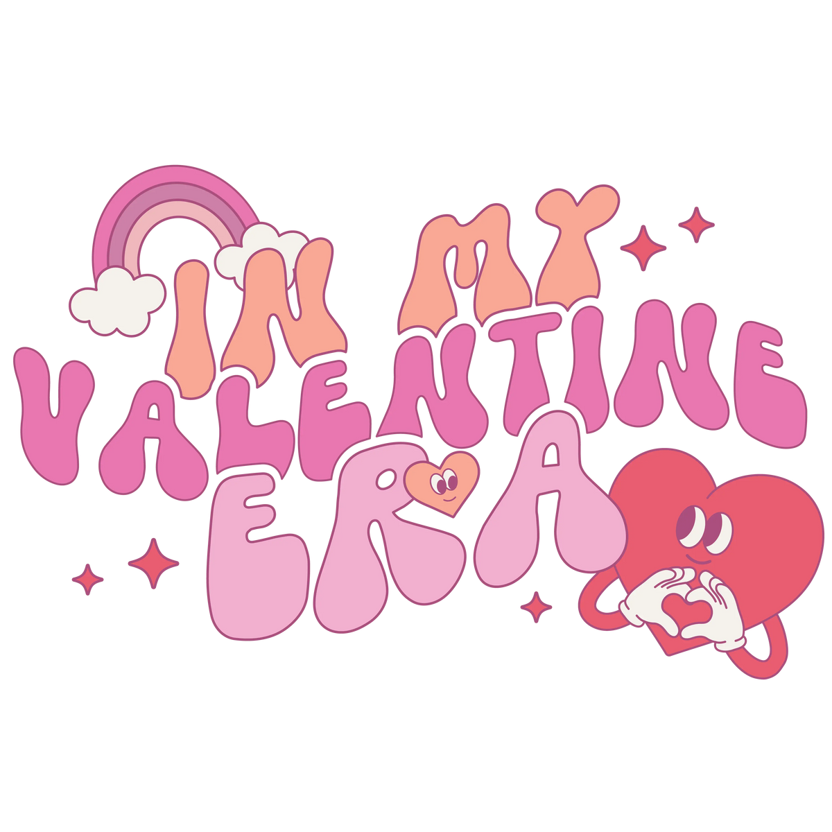 Valentines 6  Valentine' s Day  Holiday Ready To Press Dtf Transfers dtfintexas