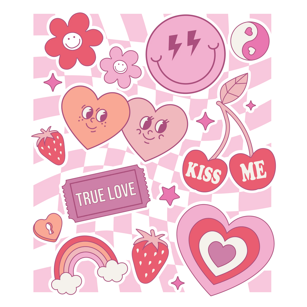 Valentines 9  Valentine' s Day  Holiday Ready To Press Dtf Transfers dtfintexas