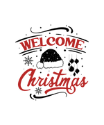 Welcome Christmas-01  Christmas Holiday  Ready To Press Dtf Transfers dtfintexas