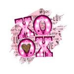 XOXO sublimation  Valentine' s Day  Holiday Ready To Press Dtf Transfers dtfintexas