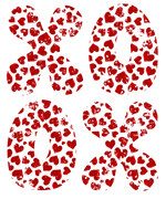 XoOxHeartsRedS Valentine' s Day  Holiday Ready To Press Dtf Transfers dtfintexas