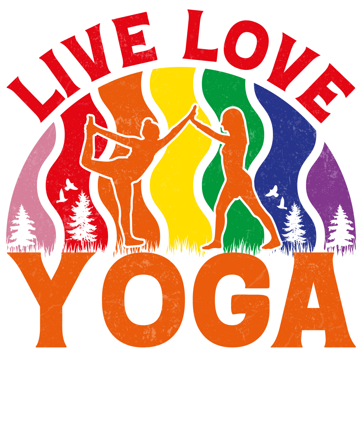 Yoga (36) Yoga Fitness Ready To Press  Dtf Transfers dtfintexas