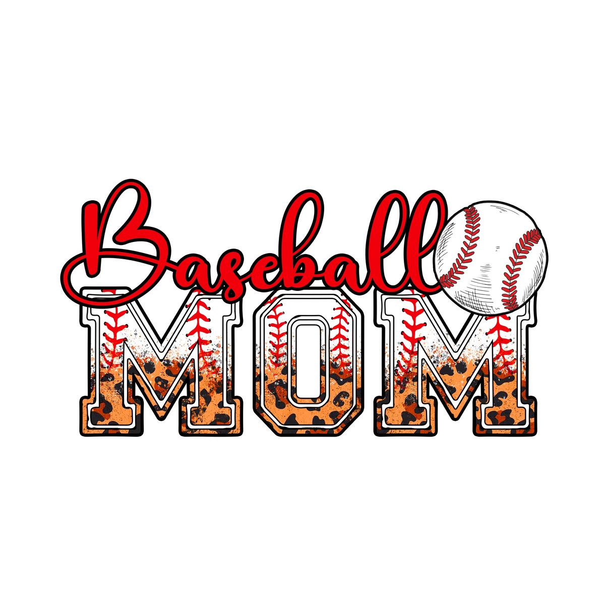 Baseball Mom Mother's Day Holiday Ready To Press Dtf Transfers dtfintexas