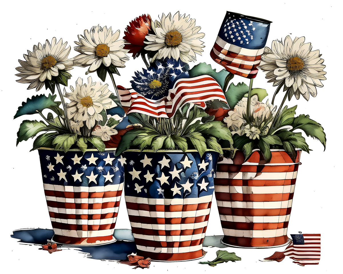 can flowers patıoctıc1 PATRIOTIC  HOLIDAYS READY TO PRESS dtfintexas