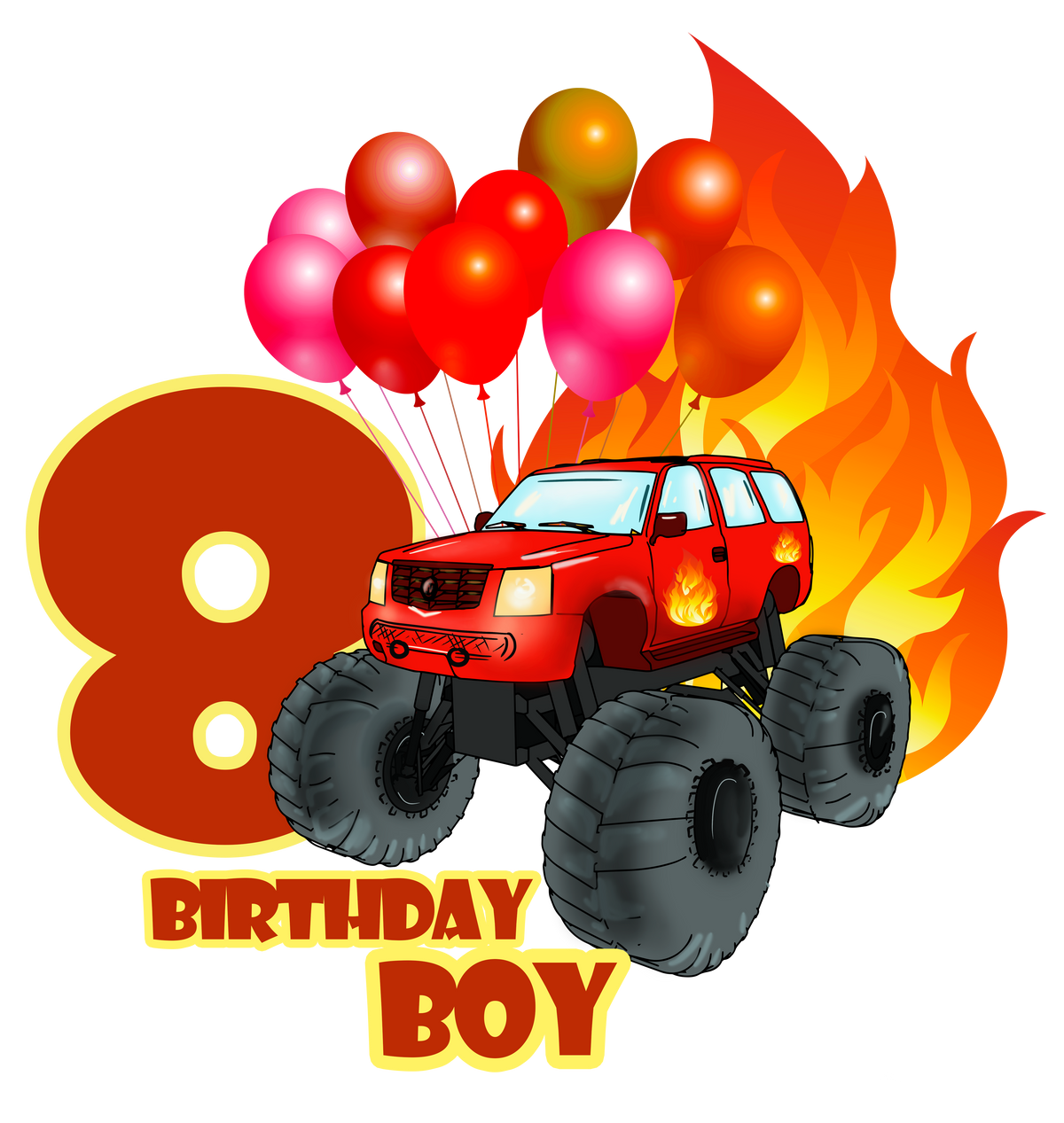 Car Birthday  Holiday Ready To Press Dtf Transfers dtfintexas