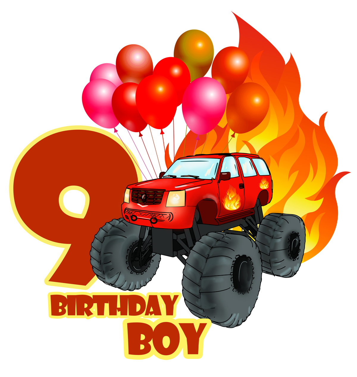 Car Birthday  Holiday Ready To Press Dtf Transfers dtfintexas