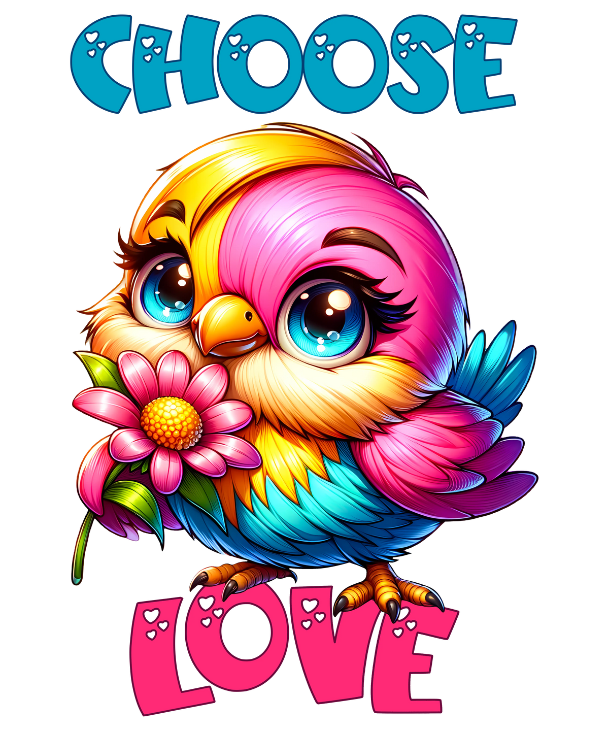 choose love   Farm Animals  Animals  Ready To Press Dtf Transfers dtfintexas