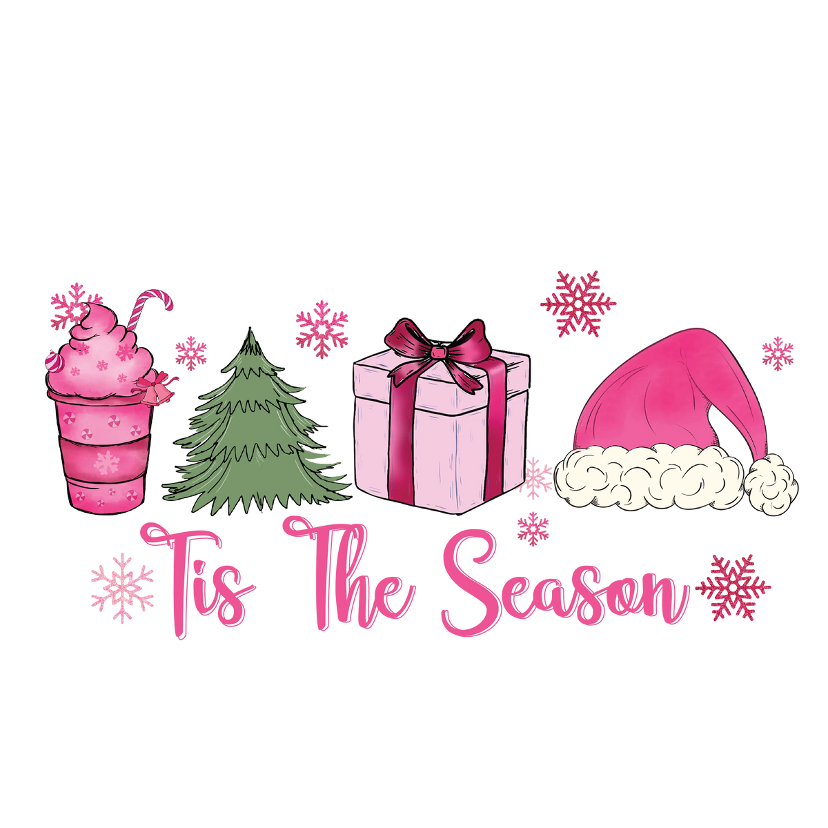 Christmas  Season Christmas Holidays  Ready To Press Dtf Transfers dtfintexas