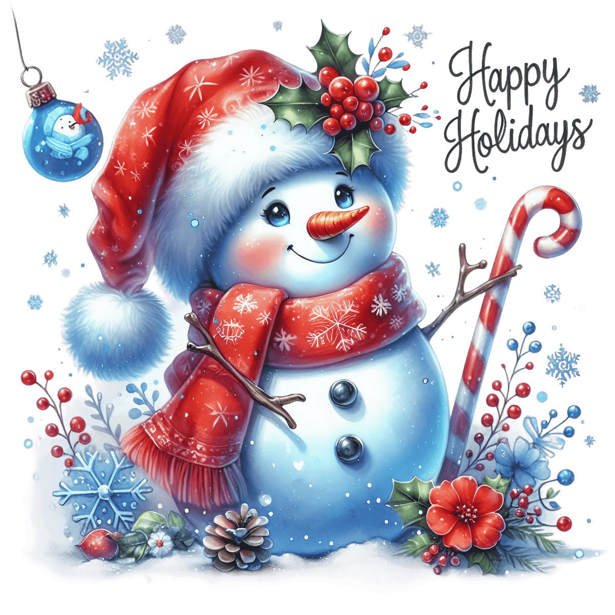Christmas And Bright (3) Christmas Holidays Ready To Press Dtf Transfers - dtfintexas