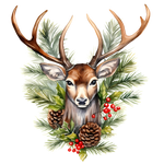DEER CHRISTMAS Ready To Press dtfintexas