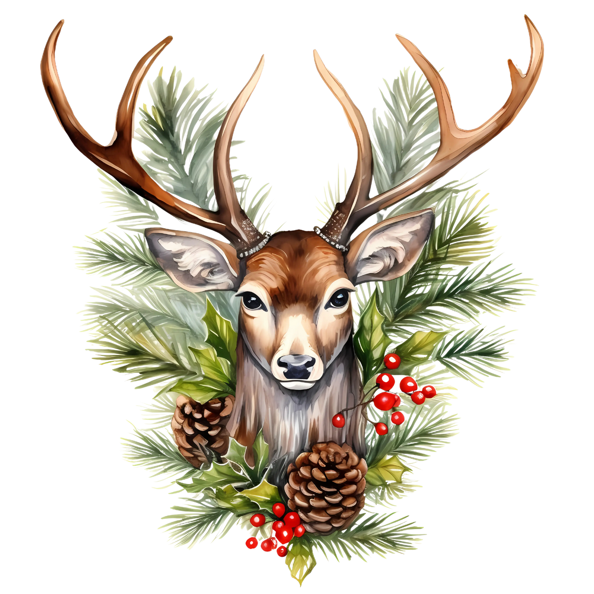 DEER CHRISTMAS Ready To Press dtfintexas