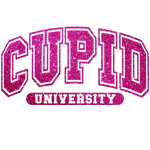 Cupid University Pink  Valentine' s Day  Holiday Ready To Press Dtf Transfers dtfintexas