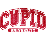 Red Cupid University Pink  Valentine' s Day  Holiday Ready To Press Dtf Transfers dtfintexas