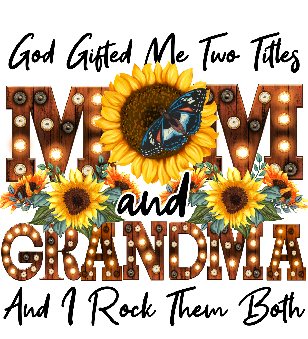 Grandmother 10  Mother's Day Holiday Ready To Press Dtf Transfers dtfintexas