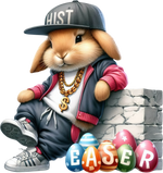 Easter Bunny Rep 12 Easter Holiday Ready To Press Dtf Transfers dtfintexas