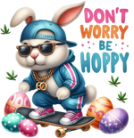 Easter Bunny Rep 24 Easter Holiday Ready To Press Dtf Transfers dtfintexas