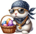 Easter Bunny 6 Easter Holiday Ready To Press Dtf Transfers dtfintexas