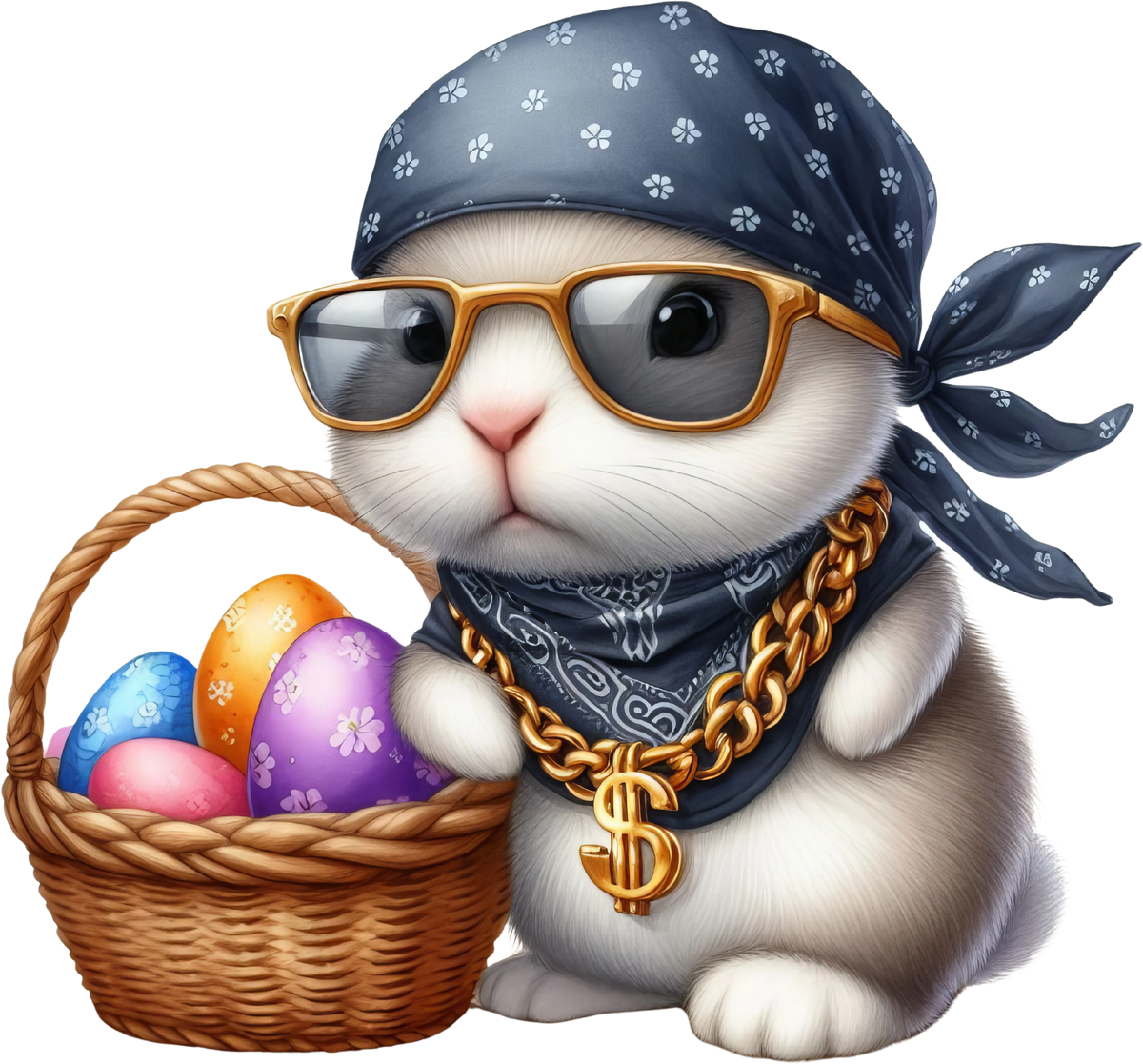 Easter Bunny 6 Easter Holiday Ready To Press Dtf Transfers dtfintexas