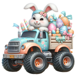Car Easter Easter Day  Holiday Ready To Press Dtf Transfers dtfintexas