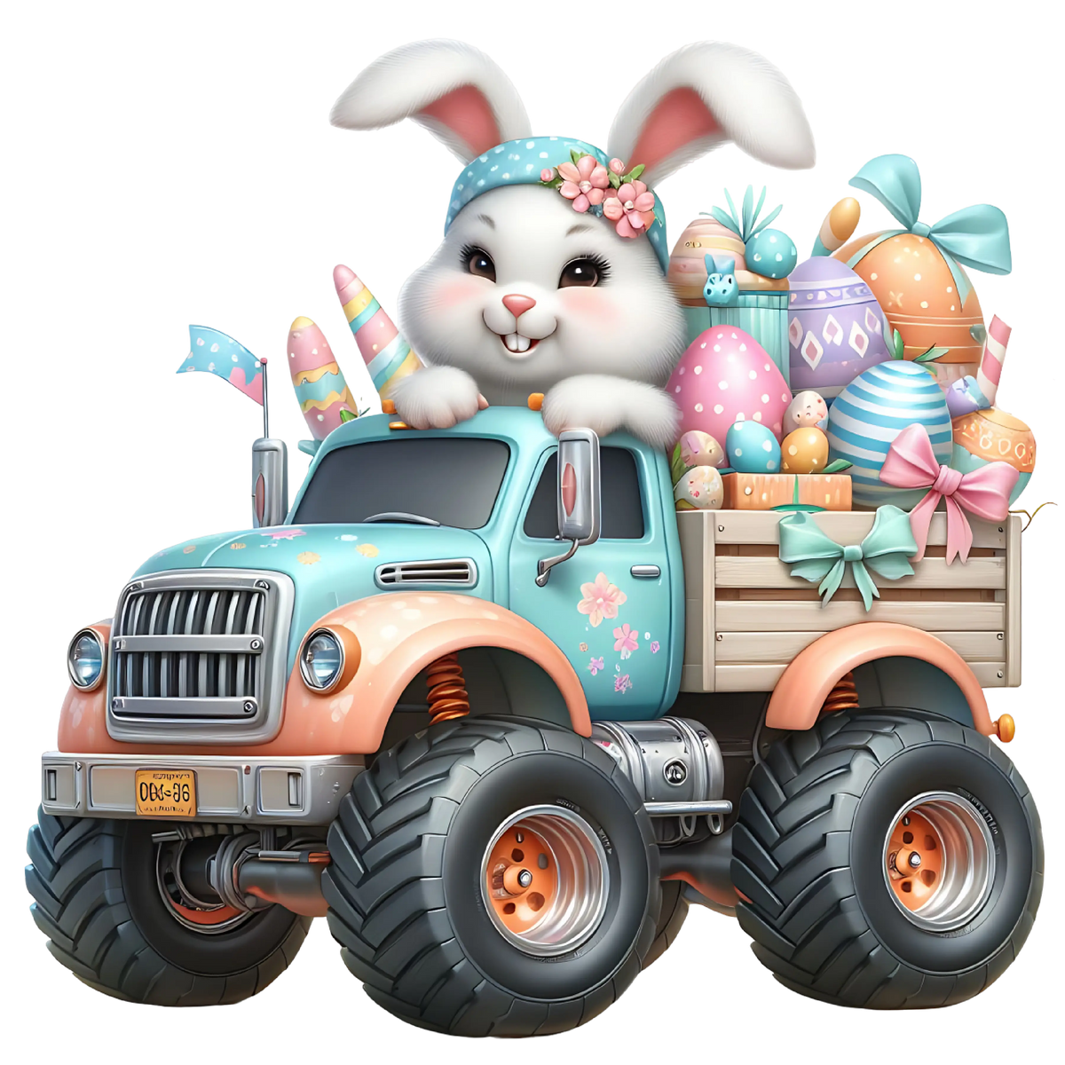 Car Easter Easter Day  Holiday Ready To Press Dtf Transfers dtfintexas