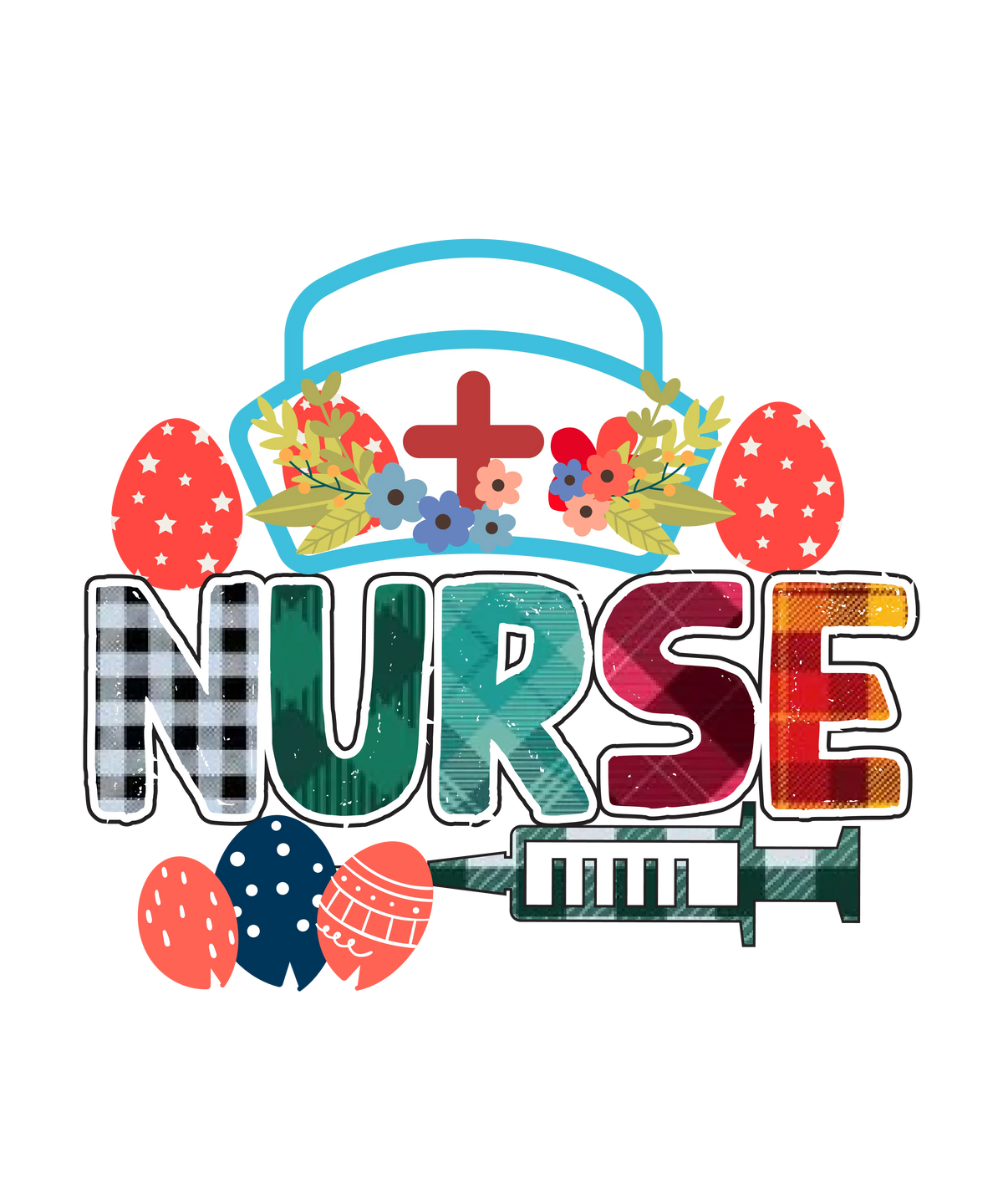 Nurse Easter 338  Easter Day  Holiday Ready To Press Dtf Transfers dtfintexas
