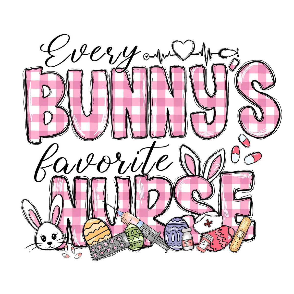 Nurse Easter 361 Easter Day  Holiday Ready To Press Dtf Transfers dtfintexas