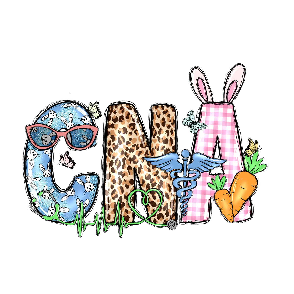 Nurse Easter 365 Easter Day  Holiday Ready To Press Dtf Transfers dtfintexas