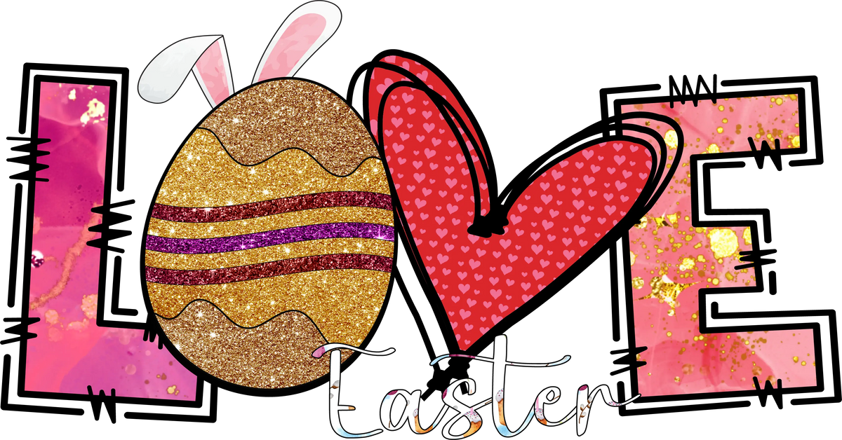 Love Easter  65  Easter Day  Holiday Ready To Press Dtf Transfers dtfintexas