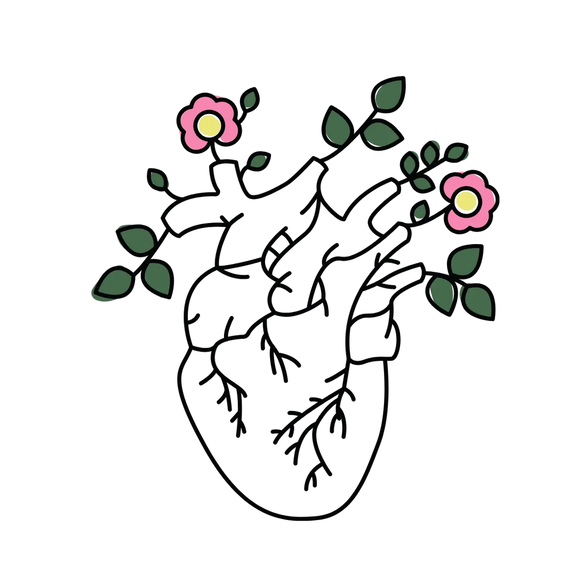 Heart Flower 36 Valentine' s Day  Holiday Ready To Press Dtf Transfers dtfintexas